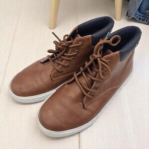 Nautica Brown High Top Sneakers Boys 5 Casual School Shoes
